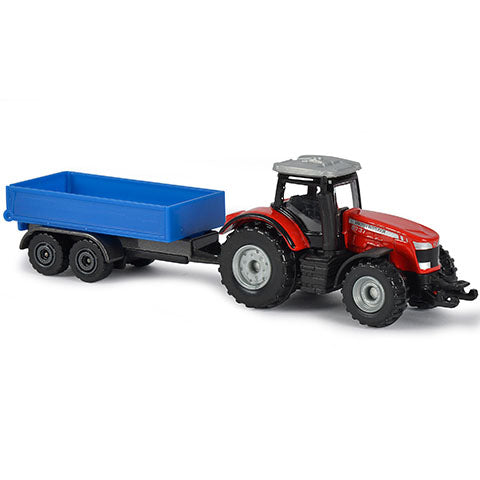 Majorette: Trailer - Massey Ferguson Tractor with Trailer