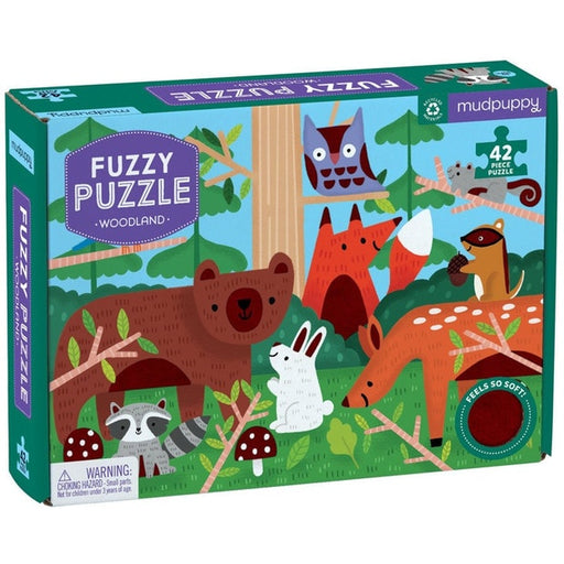 Mudpuppy - Fuzzy Puzzle Woodland