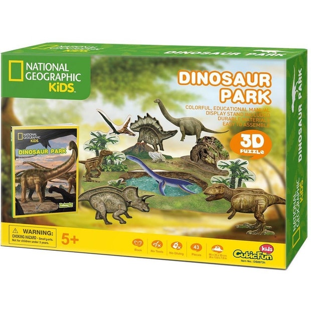 CubicFun 3D Puzzle - National Geographic Kids Dinosaur Park