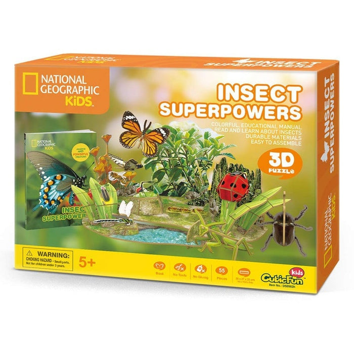 CubicFun 3D Puzzle - National Geographic Kids Insect Superpowers