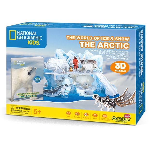 CubicFun 3D Puzzle - National Geographic Kids The World of Ice and Snow