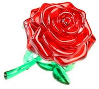 Crystal Puzzle - Red Rose