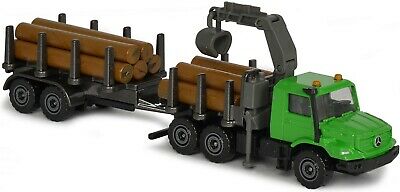 Majorette Trailer - Mercedes Benz Zetros 2733 Logging Truck & Trailer