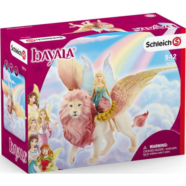 Schleich - Fairy in Flight on Winged Lion