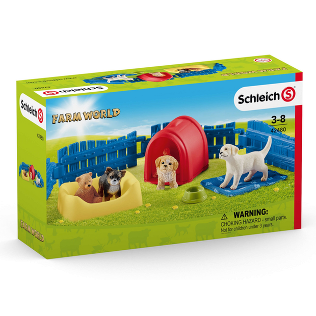 Schleich - Puppy Pen