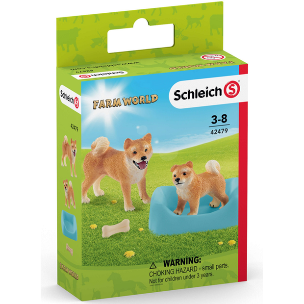 Schleich - Shiba Inu Mother and Puppy