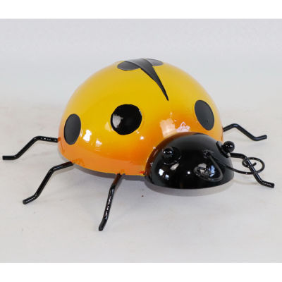 Garden Decor - Ladybug Medium Yellow